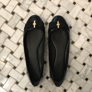 Tory Burch Trudy Ballet patent leather - black